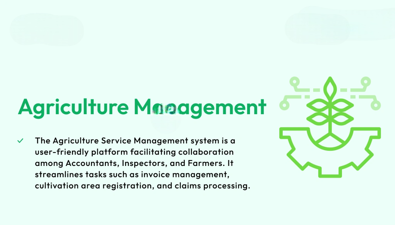 Agriculture Management