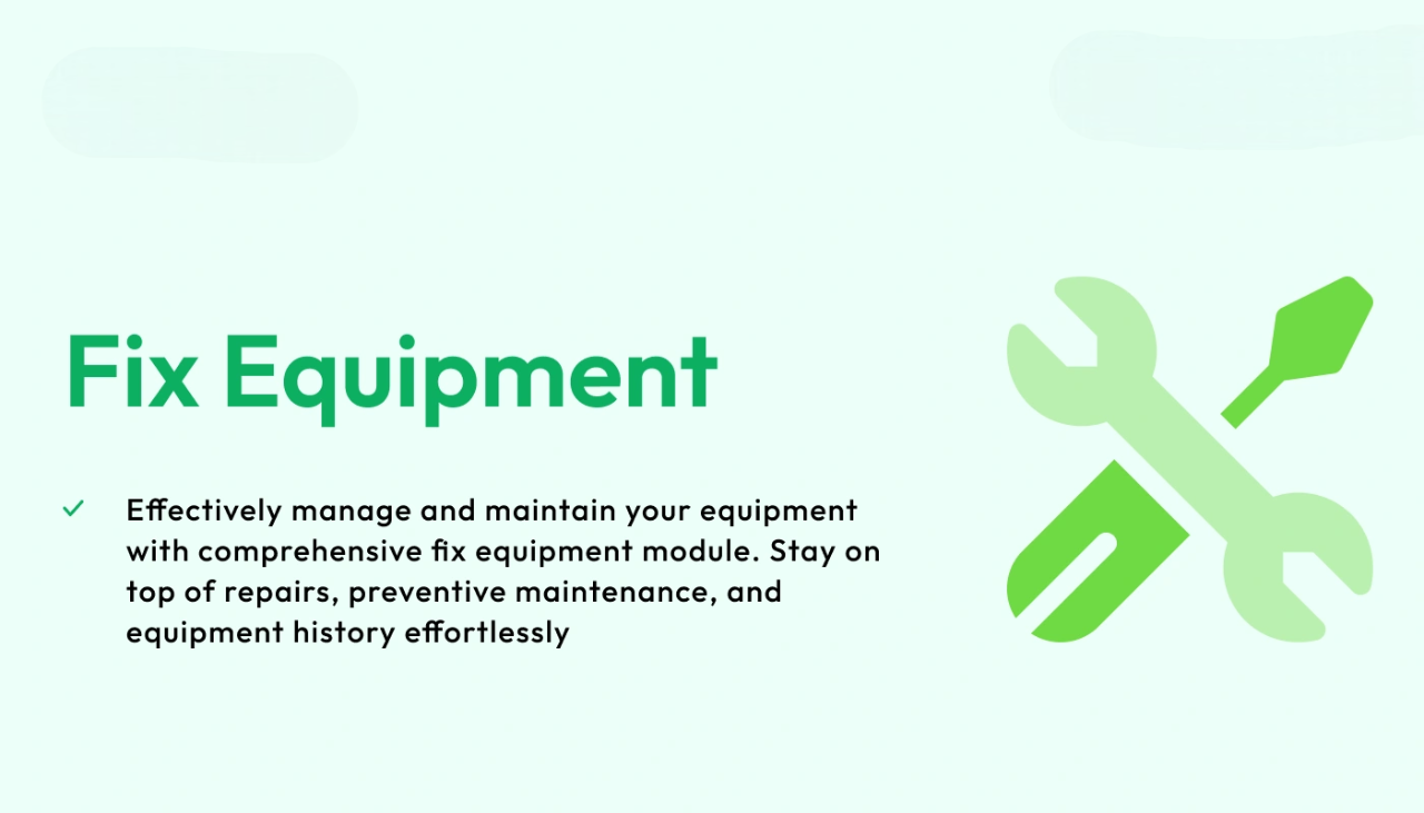 Fix Equipment