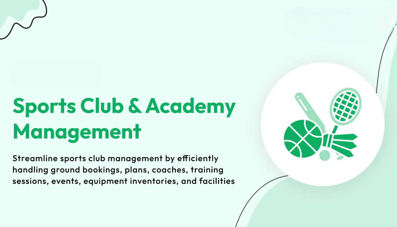 Sports Club & Academy Management