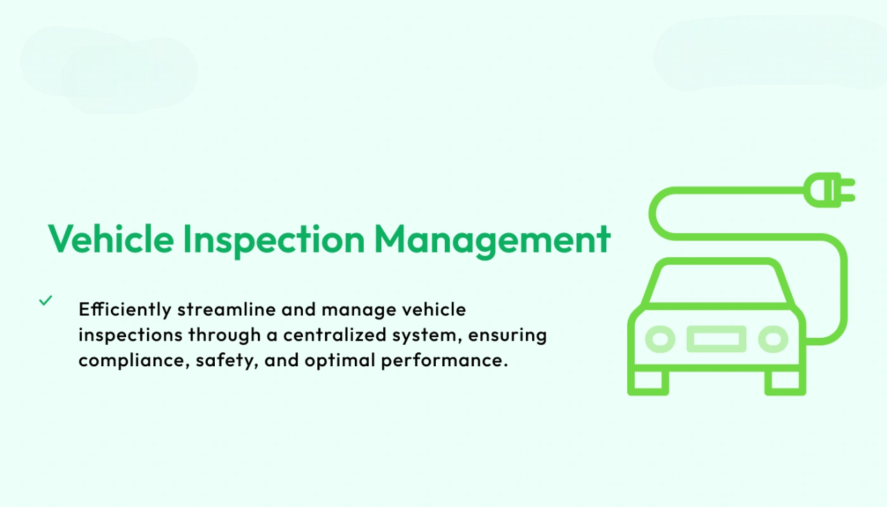 Vehicle Inspection Management